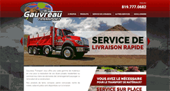 Desktop Screenshot of gauvreautransport.ca